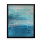 Raindrops - Framed Poster Print - The Modern Home Co. by Liz Moran