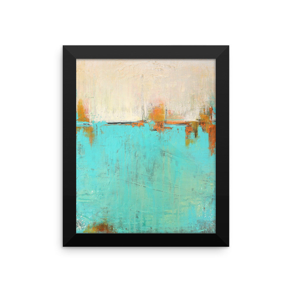 Sea of Whispers - Framed poster print - The Modern Home Co. by Liz Moran
