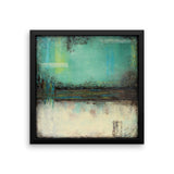 Green and White Wall Decor - Framed Print - The Modern Home Co. by Liz Moran