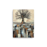 Canvas Tree Print - Landscape Art - Gold and Brown Wall Decor - The Modern Home Co. by Liz Moran
