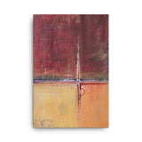 Cargo - Red and Gold Wall Art - Contemporary Canvas Print - The Modern Home Co. by Liz Moran