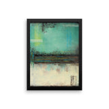 Green and White Wall Decor - Framed Print - The Modern Home Co. by Liz Moran