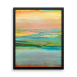 Minimalist Art - Abstract Sky and Clouds - Framed Art Print - The Modern Home Co. by Liz Moran