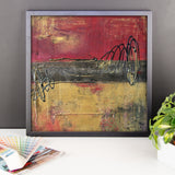 Metal Square Series I - Framed Print - The Modern Home Co. by Liz Moran
