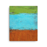 Rusted Graffiti - Canvas Art Print - The Modern Home Co. by Liz Moran