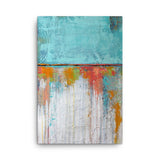 Coral Reef Canvas - Canvas Art Print - White and Blue Canvas - The Modern Home Co. by Liz Moran