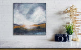 Abstract Landscape Painting "Morning Mist" - The Modern Home Co. by Liz Moran