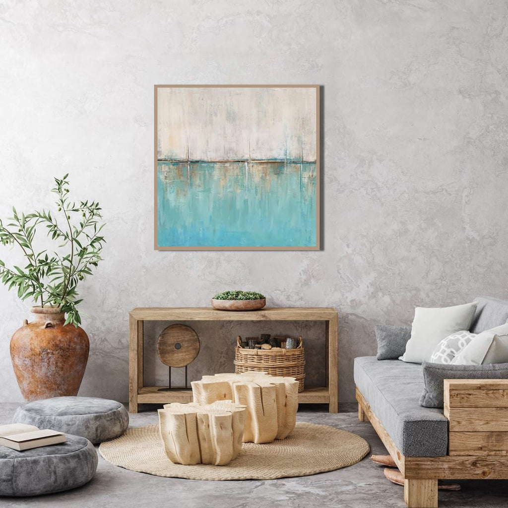 Coastal Abstract Art – Serene Style for Modern Coastal Interiors