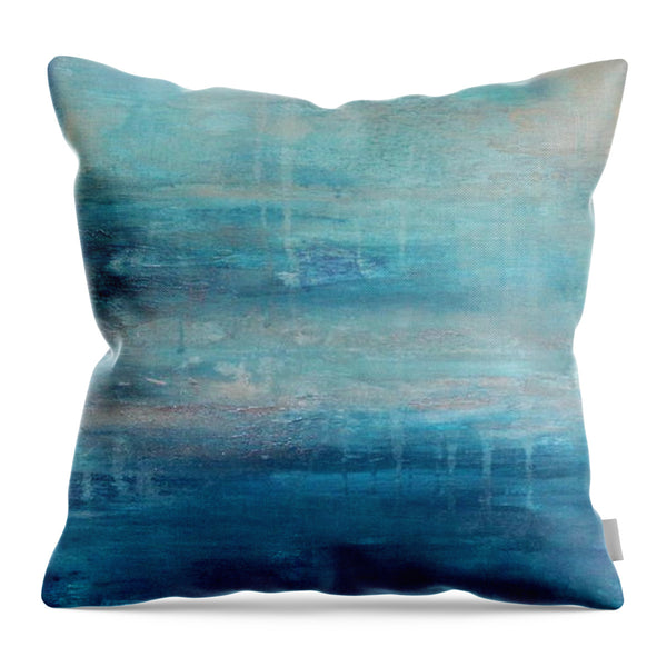 Teal Square Pillow