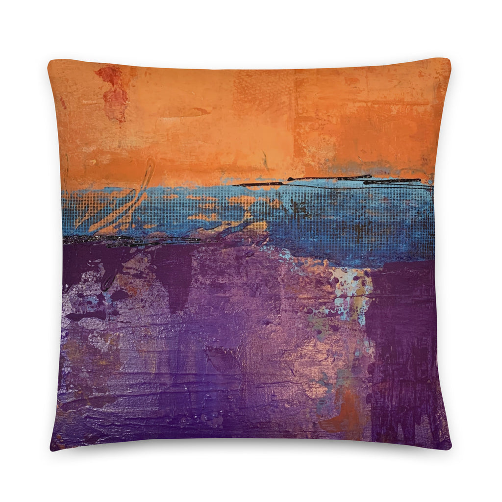 abstract couch pillow