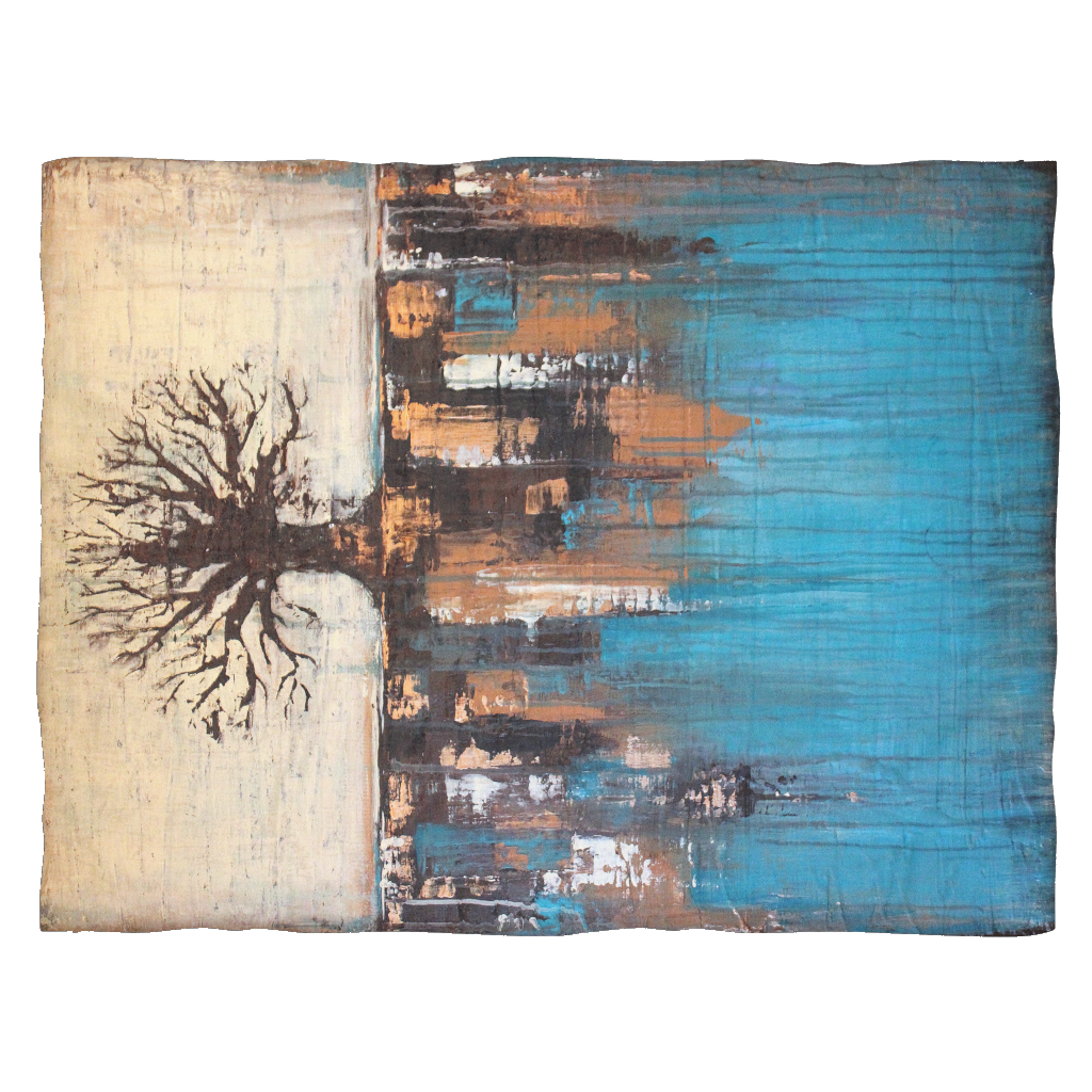 Teal Tree Blanket - The Modern Home Co. by Liz Moran