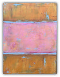 Carpe Diem - Orange and Pink Abstract Painting