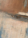 Box Car - Rustic Abstract Painting