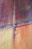 Cargo - Textured Painting - Red and Gold Wall Art - Contemporary Painting - The Modern Home Co. by Liz Moran