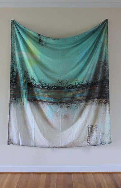 Sage Green and Ivory Wall Tapestry – Garden Chic – Home Décor - The Modern Home Co. by Liz Moran