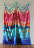 Retro Sunshine – Abstract Sea and Sun – California Surfing – Wall Tapestry - The Modern Home Co. by Liz Moran