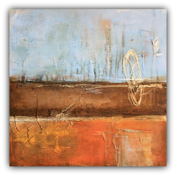 Orient - Metallic Texture Painting - The Modern Home Co. by Liz Moran