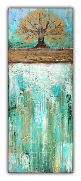 Summers Roots - Mixed Media Art - The Modern Home Co. by Liz Moran