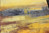 Yellow and Grey Abstract - Acrylic on Canvas Painting - SOLD - The Modern Home Co. by Liz Moran