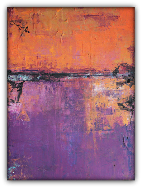 Poetic City - Urban Abstract Painting on Canvas - The Modern Home Co. by Liz Moran