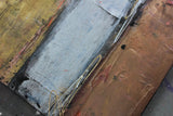 Silver Line - Metallic Painting on Canvas - The Modern Home Co. by Liz Moran