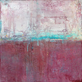 Raspberry Champagne - Abstract Canvas Painting - The Modern Home Co. by Liz Moran