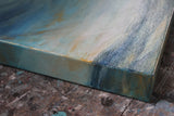 Abstract Seascape Painting "View from Portside" - The Modern Home Co. by Liz Moran