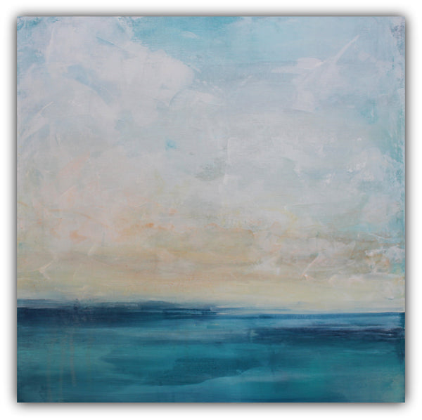 Seascape Painting "Cloud Piers" - The Modern Home Co. by Liz Moran