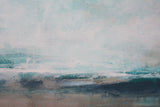 Teal Landscape Painting "Surf Side" - The Modern Home Co. by Liz Moran
