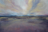 Purple Landscape Painting "Rise" - The Modern Home Co. by Liz Moran