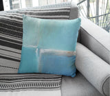 Spa Daze - Abstract Color Block Throw Pillow