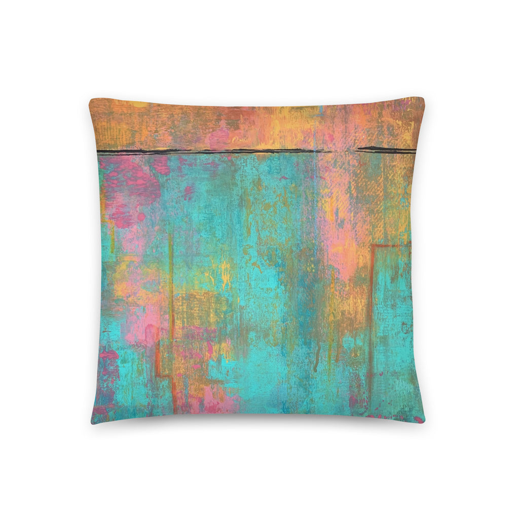 Good Vibes - Rainbow Throw Pillow