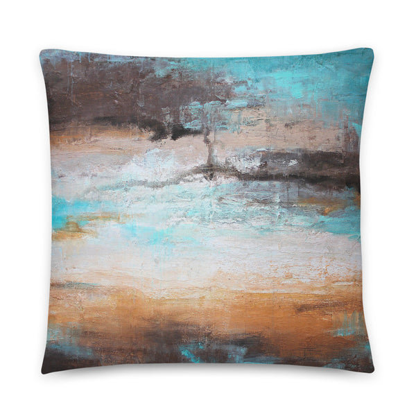 Sea Breeze - Contemporary Throw Pillow