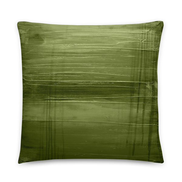 Hunter Green Throw Pillow