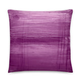 Modern Purple Throw Pillow