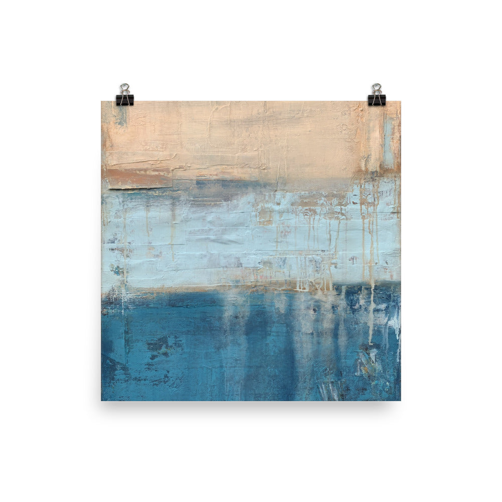 Compass - Beach House Wall Art -Art Print - Elizabeth Moran - Art