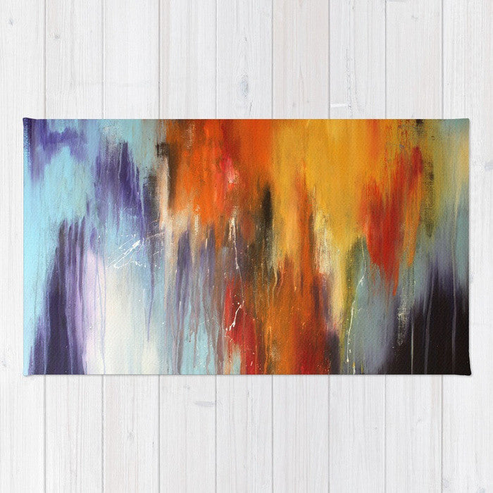 Galaxy - Abstract Area Rug - The Modern Home Co. by Liz Moran