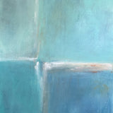 Spa Daze - Color Block Abstract Painting - The Modern Home Co. by Liz Moran