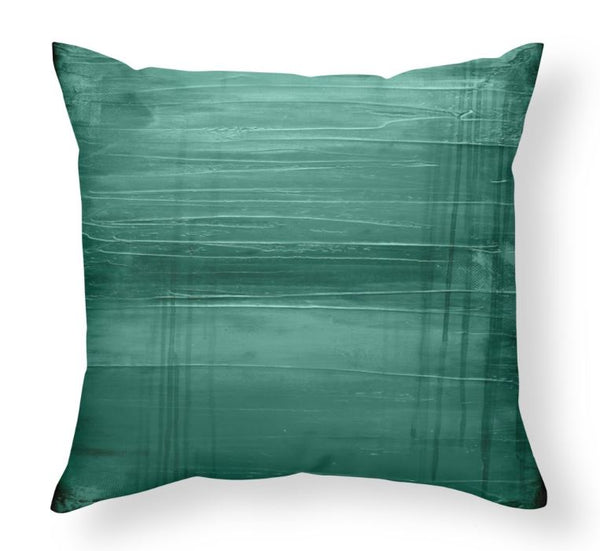 Lagoon - Teal Floor Pillow - The Modern Home Co. by Liz Moran