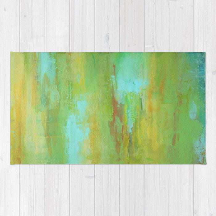 Lime - Green Area Rug - The Modern Home Co. by Liz Moran