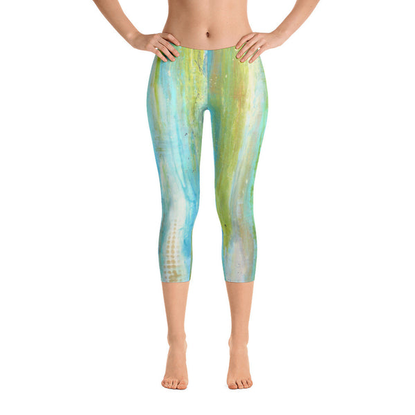 Spring Harmony - Capri Leggings - The Modern Home Co. by Liz Moran