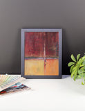 Cargo - Red and Gold Wall Art - Framed Art Poster - The Modern Home Co. by Liz Moran