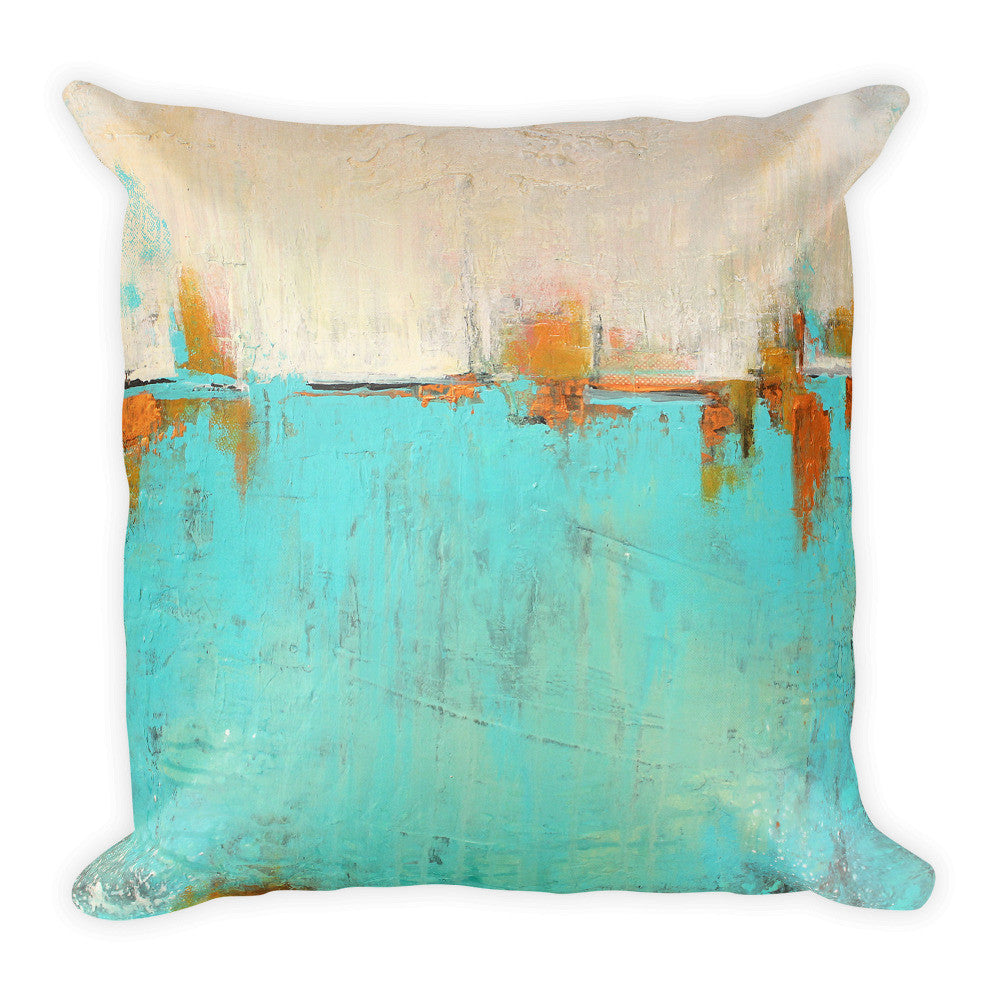 Sea of Whispers - 18" Throw Pillow - The Modern Home Co. by Liz Moran