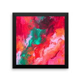 Pink and Teal Wall Art - Framed Poster - Art Print - The Modern Home Co. by Liz Moran