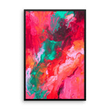 Pink and Teal Wall Art - Framed Poster - Art Print - The Modern Home Co. by Liz Moran