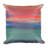 Afternoon Sun - Pink, Teal and Plum Pillow - The Modern Home Co. by Liz Moran
