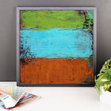 Rusted Graffiti - Framed photo paper poster - The Modern Home Co. by Liz Moran