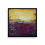 Purple Abstract Art - Framed Art - Poster Print - The Modern Home Co. by Liz Moran