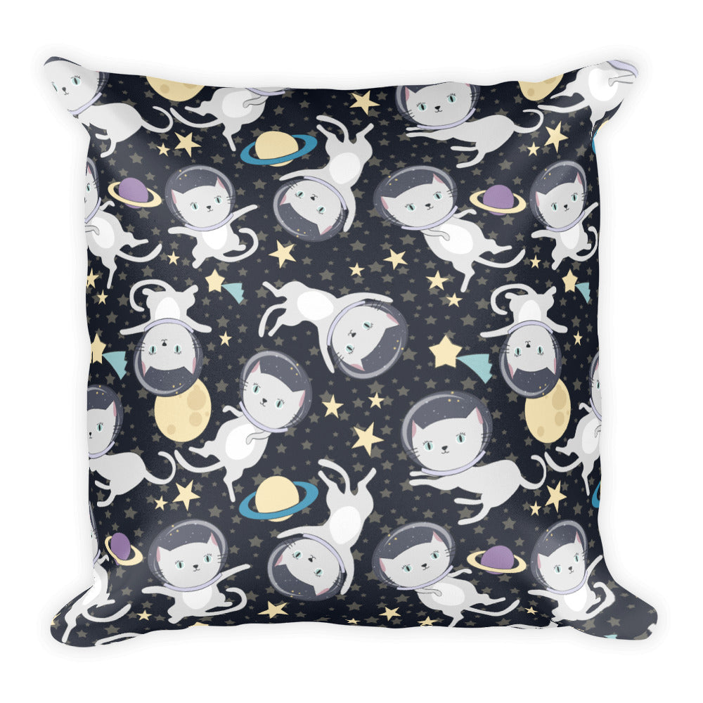 Space Cats Pillow - The Modern Home Co. by Liz Moran