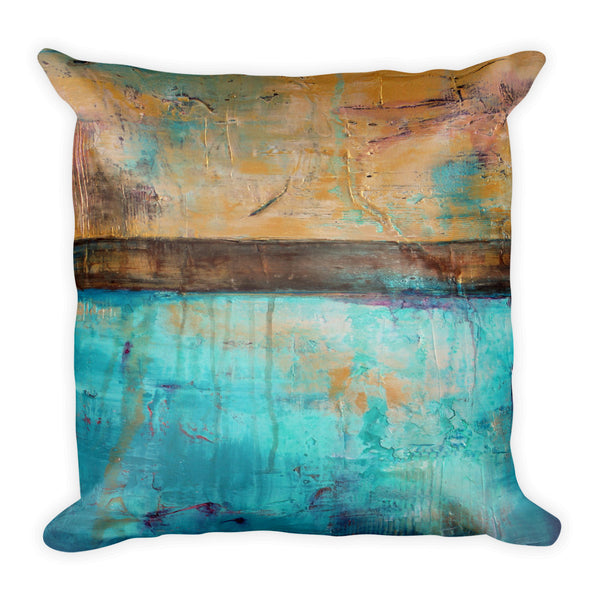 Mermaid Dreams - Square Throw Pillow - The Modern Home Co. by Liz Moran